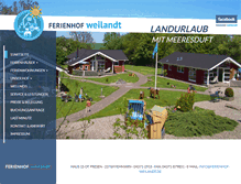 Tablet Screenshot of ferienhof-weilandt.de